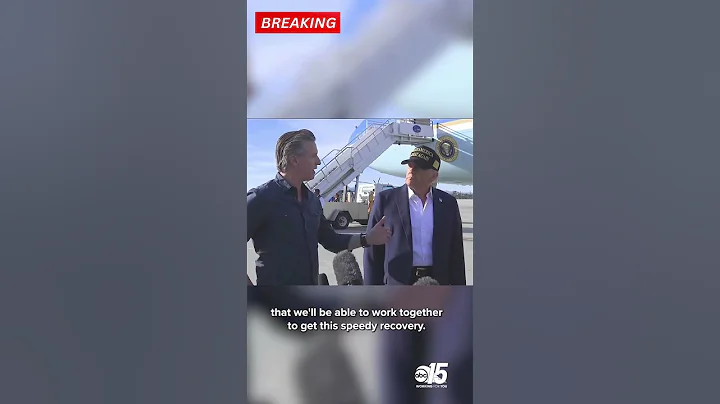 Trump greeted by California Gov. Gavin Newsom in LA to tour wildfire damage