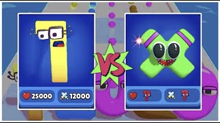 Merge Alphabet Lore Run VS Number Run   Battle letters vs numbers ⭐ abcdefghijklmnopqrstuvwxyz screenshot 3