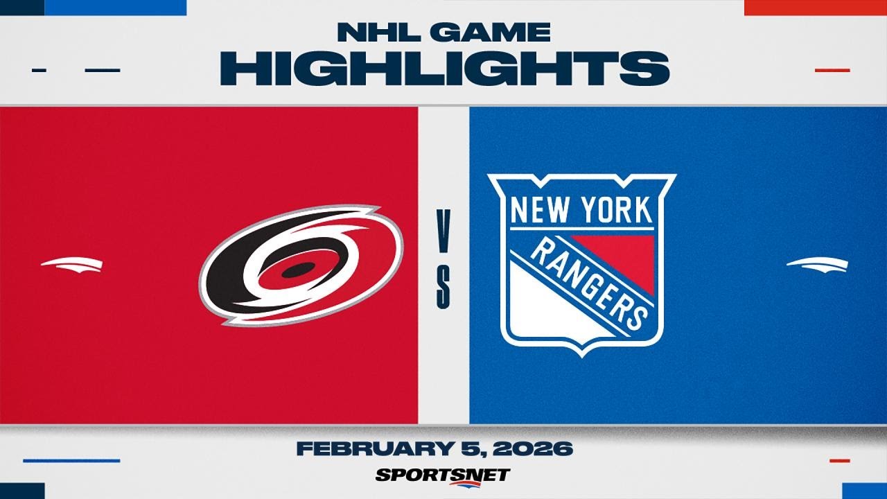 NHL Highlights | Hurricanes vs. Rangers - February 5, 2026