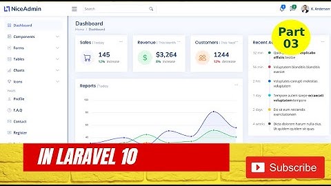 How to Install Admin Template in Laravel 10 | Admin Template Integration  Part-4 #laraveltutorial