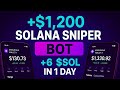 Solana Meme Coin Bot Tutorial - Earn Passive Income with SolSniper