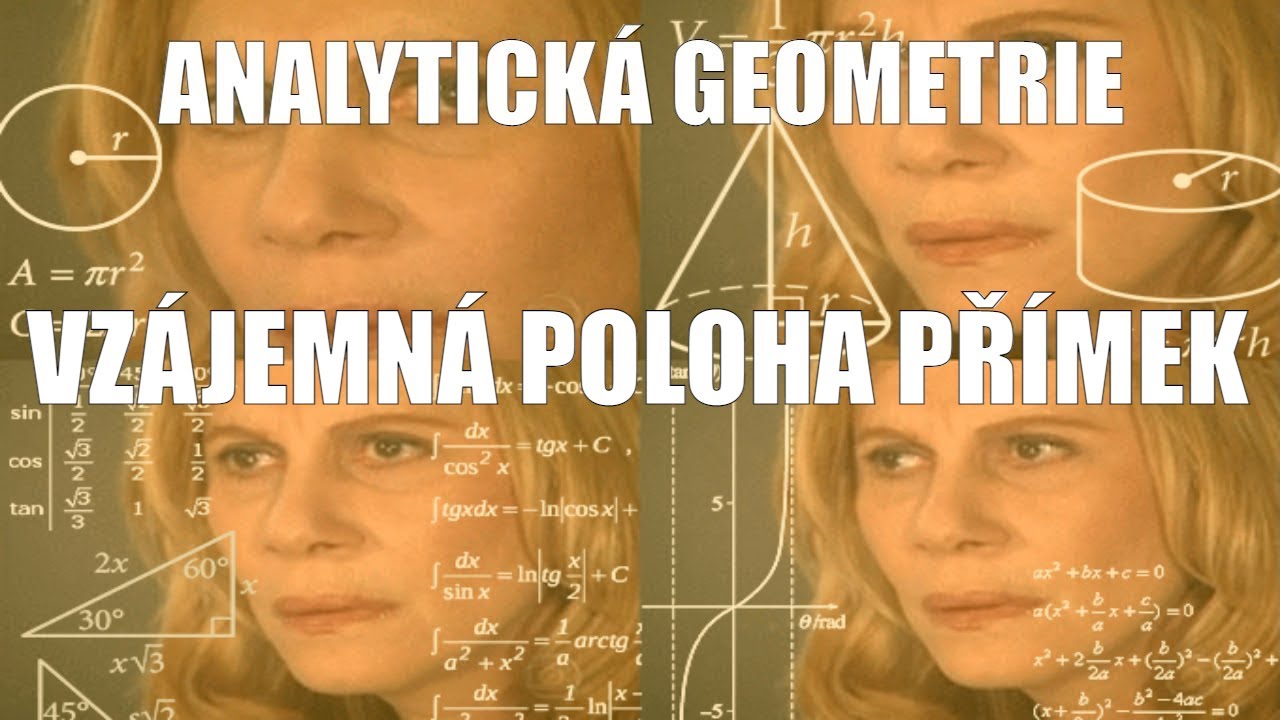 Rozhodněte o vzájemné poloze přímek - MATEMATIKA ONLINE