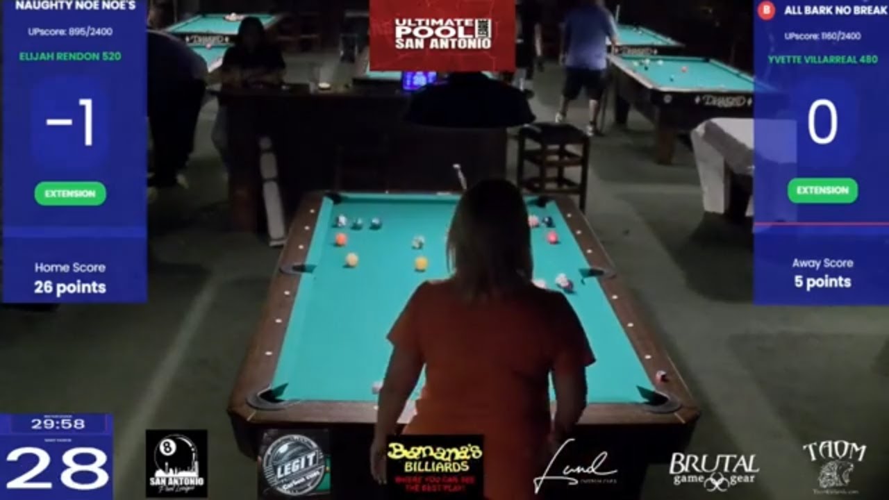 Championship Match 4 Ultimate Pool League San Antonio / Yvette ...