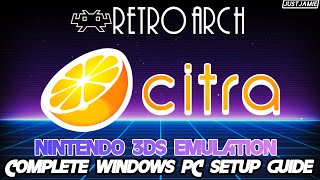 Retroarch: Nintendo 3DS Citra Emulator Setup Guide for Windows/PC #retroarch #citra #3ds