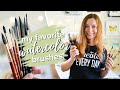 My Favorite Watercolor Brushes ✿ Princeton Neptune, Silver Black Velvet, Zen Art