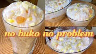 Bigla ka nag crave ng buko salad pero walang mabili buko 😋 gawin mo to Lasang buko talaga yummy!