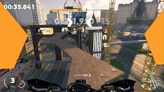 The Crew 2 THE PRECISION BRIDGE SLALOM 4,541 WR with skill issues at the end 😂