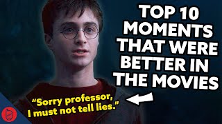 Top 10 Harry Potter Moments That Were Better In The Movies | Theory