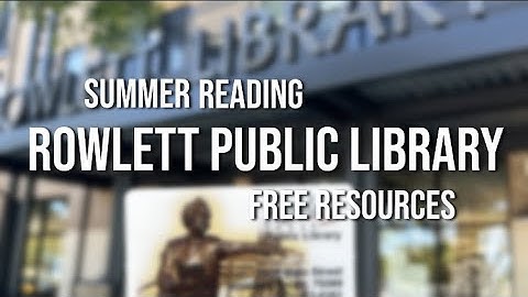 My Rowlett Podcast - Summer Reading and Library Resources