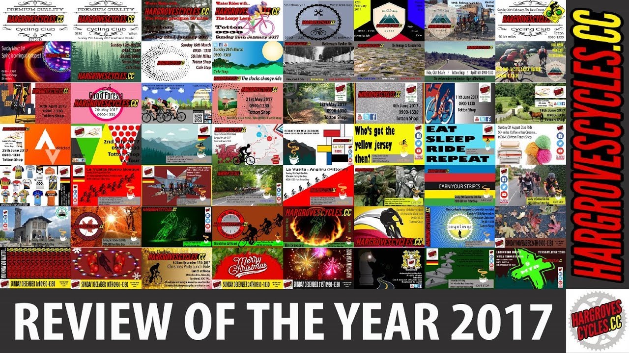 Hargroves Cycles Cycle Club Review of the year 2017