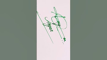 Aryan name Signature Style///Best Signature idea#Viralshorts