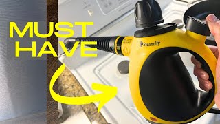 STEAMIFY Handheld Steam Cleaner Review: Grime-Free Stovetops & Sparkling Bathrooms!