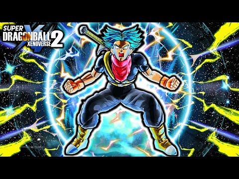 NEW ANIMATED RAGE TRUNKS FORMS PACK Dragon Ball Xenoverse 2 God Trunks ALL Transformations Gameplay