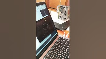 cnc plotter made of two scrap cd-rom