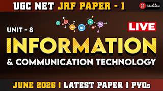 LIVE 🔴 If You Miss These ICT MCQs, You’ll Regret It! | JRF JUNE 2026 #netjrfpaper1 #jrfjune2026 screenshot 1