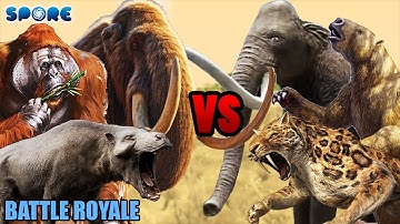 Cenozoic Beast Deathmatch Battle Royale 1 | Cenozoic Beast Deathmatch [S1] | SPORE