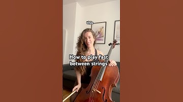 Play fast between strings - tutorial #cello #cellolesson #cellotutorial #learncello #cellist #music