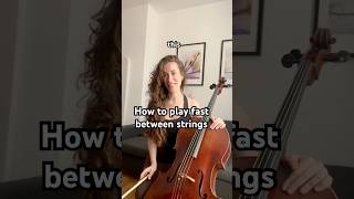 Play fast between strings - tutorial #cello #cellolesson #cellotutorial #learncello #cellist #music