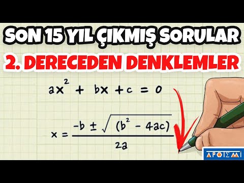 2. Dereceden Denklemler Son 15 Yılın Çıkmış Soru Çözümleri - APOTEMİ YAYINLARI