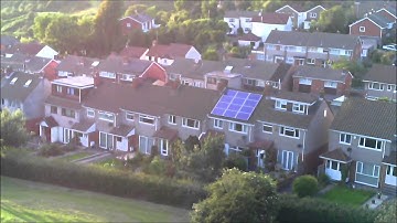 Syma X5C. Park flight and crash