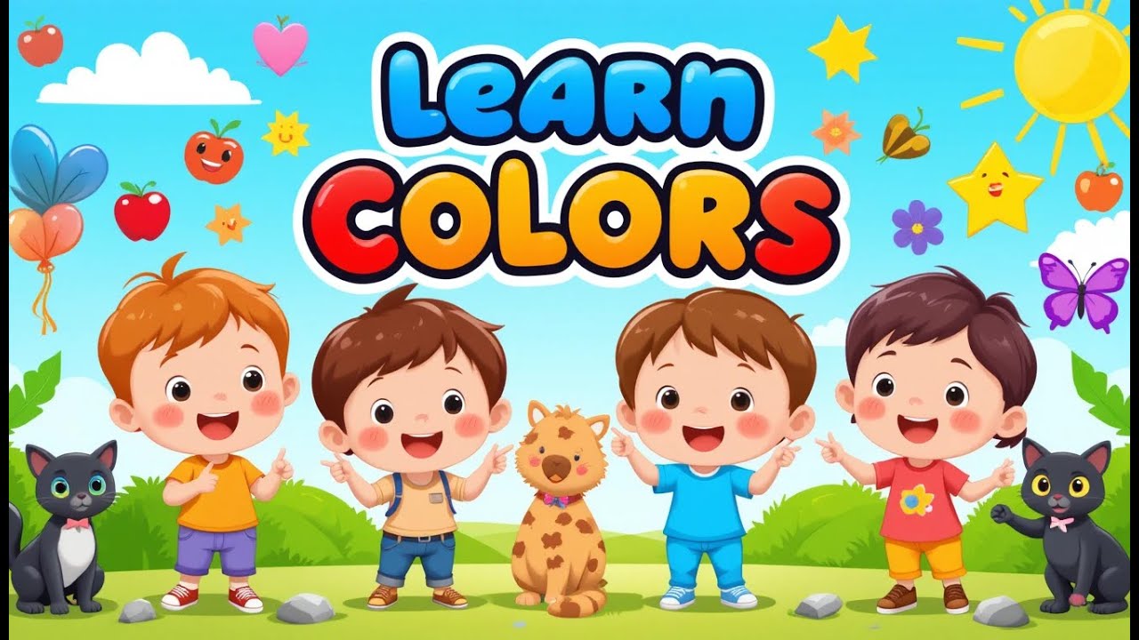 Learn Colors for Kids 🌈 Fun Color Song & Chant for Toddlers ...