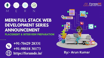 MERN Full Stack Web Development Series Announcement | Placement & Interview Preparation