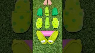 Mutant lab sandals 🧪🐲 Giant frog slippers 🐸👑 #viralvideo #slippers #trendingshorts