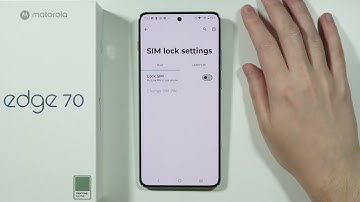 Motorola Edge 70: SIM-pincode toevoegen en verwijderen (SIM-kaartvergrendeling met pincode)