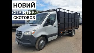 Скотовоз для нового спрінтера / Фургон для тварин / Скотовоз мерс спринтер