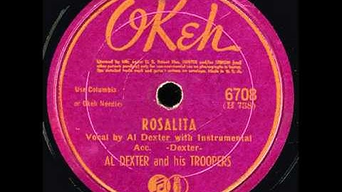 Al Dexter & His Troopers. Rosalita (Okeh 6708, 1942)