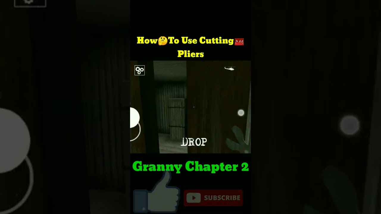 How😱To Use Cutting🧰Pliers In Granny Chapter 2 shorts games YouTube