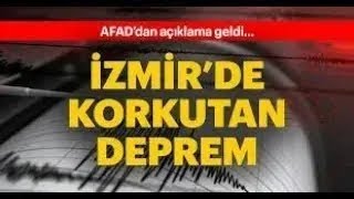 İzmirden Kötü Haber Korkutan Deprem Son Daki̇ka Açıklaması