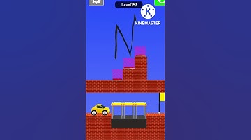 DRAW BRIDGE CAR || 3D DRAW BRIDGE PUZZLE LAVEL 157 || DRAW BRIDGE LAVEL GAMEPLAY 157