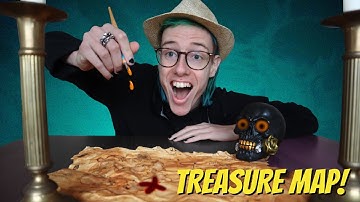 DIY Ancient Pirate Treasure Map | How to make a Realistic Treasure Map