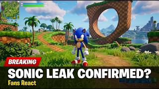 Fortnite LEAK Reveals Sonic Crossover Fans Can t Decide If It s Real