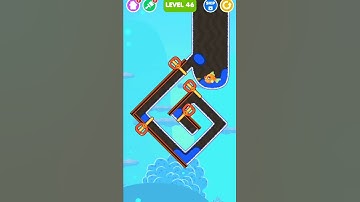 Save the fish 🐟 puzzle game level 46 : Android iOS Gameplay shorts