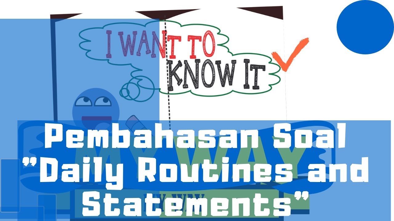 Pembahasan Soal Daily Routines and Statements - YouTube