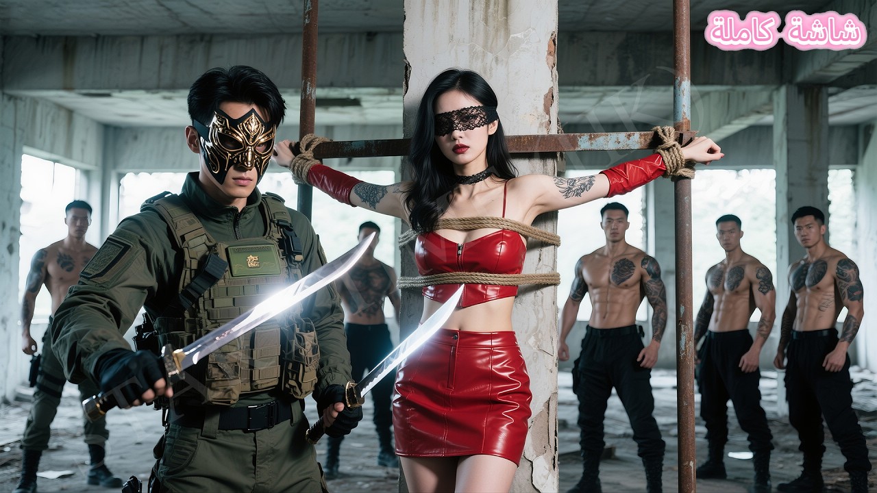 الرجل المقنع يهزم عشرة أشخاص بيديه العاريتين وينقذ المديرة الجميلة، وفجأة تريد الزواج منه لشكره!