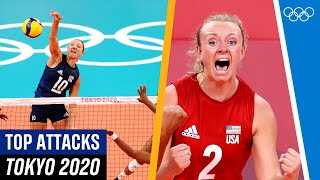 UNBELIEVABLE Volleyball attacks at Tokyo 2020! 🏐