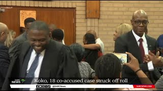 Corruption case against Matshela Koko and co-accused struck off the roll