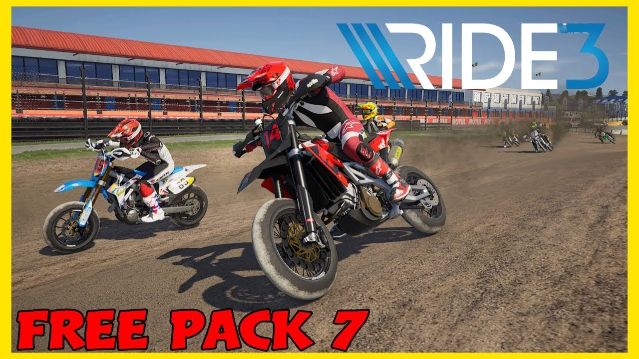 RIDE 3 Aprilia SXV 450 Supermoto | Free Pack 7 | PS4 PRO Gameplay