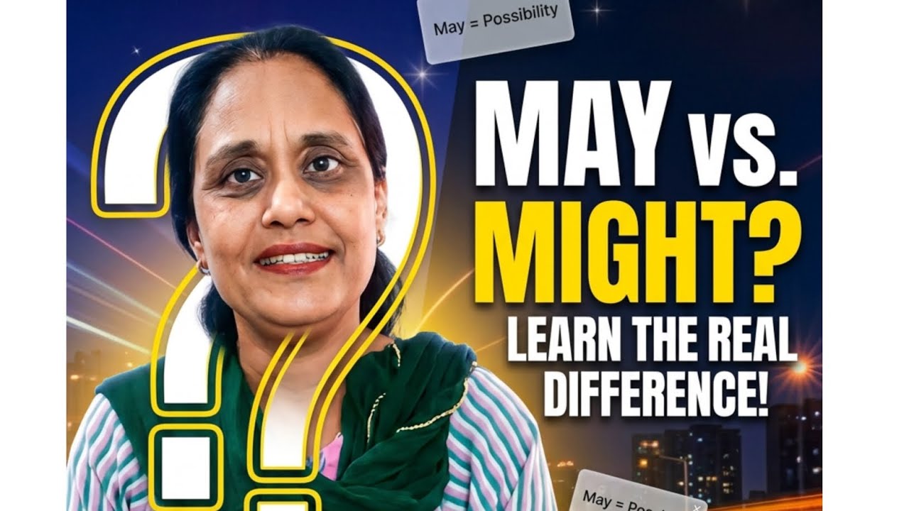 Modal Verb - May vs Might