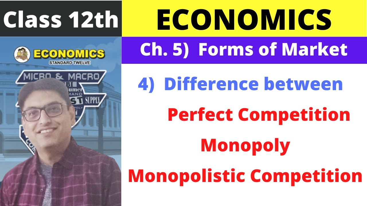 Difference between Perfect Competition, Monopoly and Monopolistic ...