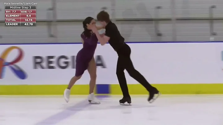 2022 Skate Canada Challenge. Senior RD. Maia Ianne...