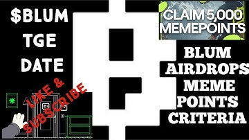BLUM AIRDROP CRITERIA | DOUBLE YOUR BLUM POINTS  | FINAL LISTING DATE | MEMEPAD TRADING CRITERIA