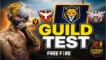 Free Fire Live Custom Room Guild Test 1v1, 2v2, 4v4 Challenge Start Now !