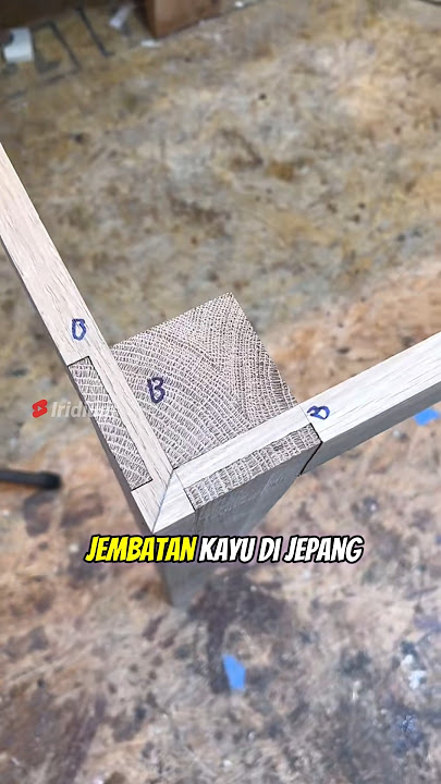 TEKNIK KIGUMI SENI PERTUKANGAN KAYU KHAS JEPANG YANG SANGAT PRESISI #shorts #kigumi #woodworking