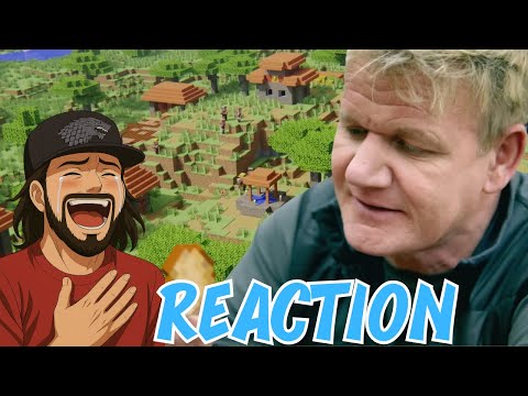 I CAN'T😂 Gordon Ramsay Speedruns Minecraft | The Prequel REACTION!!