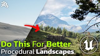 Do This For Better Procedural Landscapes in Unreal Engine 5.3 #unrealengine #ue5 #gamedev screenshot 5