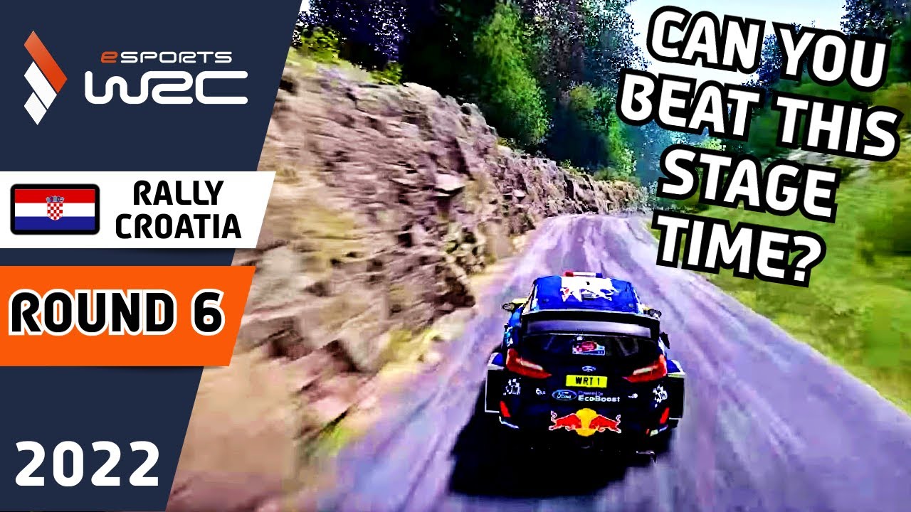 eSports WRC 2022 using WRC 10 Round 6 Rally Croatia YouTube